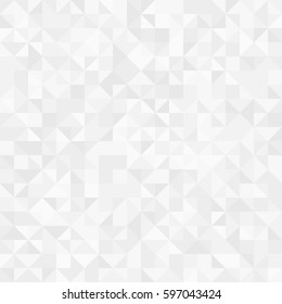 Geometric vector pattern with light triangles. Geometric modern ornament. Seamless abstract background