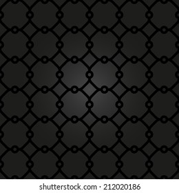 Geometric vector pattern with oriental elements. Seamless background. Abstract texture