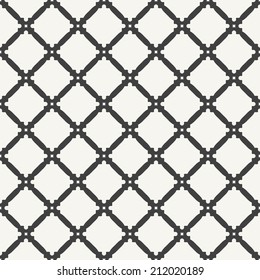 Geometric vector pattern with oriental elements. Seamless background. Abstract texture