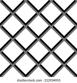 Geometric vector pattern with oriental elements. Seamless background. Abstract texture