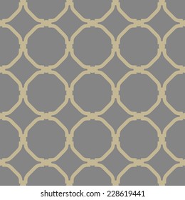 Geometric vector pattern with oriental elements. Seamless background. Abstract texture