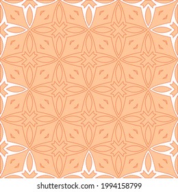 Geometric vector pattern with Pale yellow color with red dots. simple ornament for wallpapers and backgrounds.