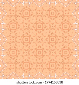 Geometric vector pattern with Pale yellow color with red dots. simple ornament for wallpapers and backgrounds.
