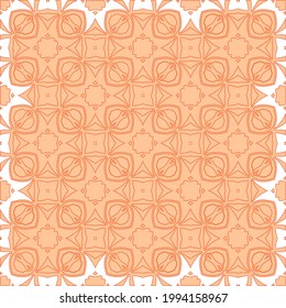 Geometric vector pattern with Pale yellow color with red dots. simple ornament for wallpapers and backgrounds.