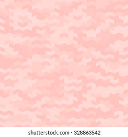 Geometric vector pattern with pink shapes. Seamless abstract pink background