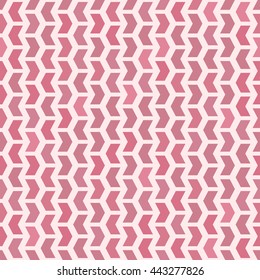 Geometric vector pattern with purple arrows. Seamless abstract background