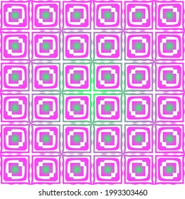 Geometric vector pattern with purple and green gradient. simple ornament for wallpapers and backgrounds.