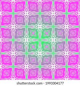 Patrón vectorial geométrico con gradiente púrpura y verde. decoración sencilla para tapices y fondos.