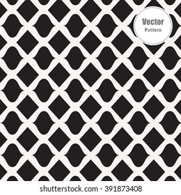 Geometric vector pattern, repeating rhombus shape and abstract flower petal 