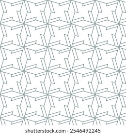 Geometric vector pattern, repeating scalene rectangle on hexagon shape. pattern is clean for fabric, printing, wallpaper. Pattern is on swatches panel