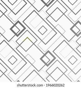 Geometric vector pattern, repeating thin linear square diamond shape and rectangle. Clean design for fabric wallpaper painted. 