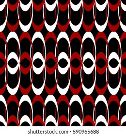 Geometric vector pattern in retro style