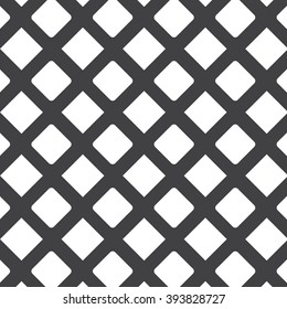 Geometric vector pattern, rounded corner rhombus and sharp corner rhombus shape