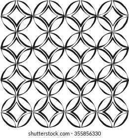 Geometric vector pattern. Seamless abstract texture for wallpapers and background