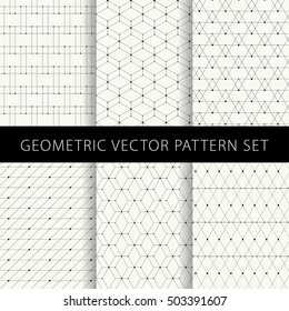 Geometric vector pattern set