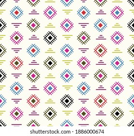 Geometric Square Texture Vector Seamless Pattern Stock Vector (Royalty ...