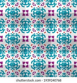  Geometric vector pattern with triangular elements. Seamless abstract ornament for wallpapers and backgrounds.
