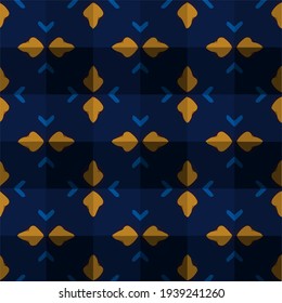  Geometric vector pattern with triangular elements. Seamless abstract ornament for wallpapers and backgrounds. 