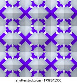  Geometric vector pattern with triangular elements. Seamless abstract ornament for wallpapers and backgrounds.
