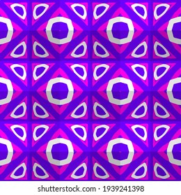 Geometric vector pattern with triangular elements. Seamless abstract ornament for wallpapers and backgrounds.
