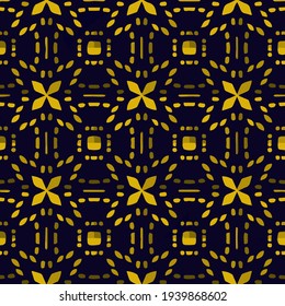  Geometric vector pattern with triangular elements. Seamless abstract ornament for wallpapers and backgrounds.
