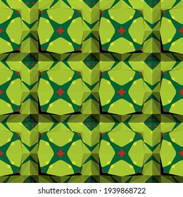  Geometric vector pattern with triangular elements. Seamless abstract ornament for wallpapers and backgrounds.