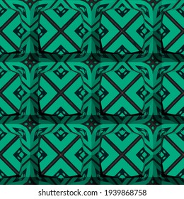  Geometric vector pattern with triangular elements. Seamless abstract ornament for wallpapers and backgrounds.