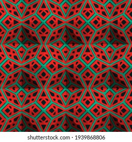 Geometric vector pattern with triangular elements. Seamless abstract ornament for wallpapers and backgrounds. Geometric vector pattern with triangular elements. Seamless abstract ornament for wallpapers and backgrounds.