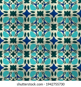  Geometric vector pattern with triangular elements. Seamless abstract ornament for wallpapers and backgrounds.
