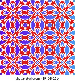  Geometric vector pattern with triangular elements. Seamless abstract ornament for wallpapers and backgrounds.
