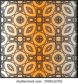  Geometric vector pattern with triangular elements. Seamless pattern with simple colors .Vector hand drawn doodle pattern.