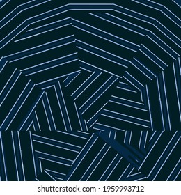 : Geometric vector pattern with triangular elements. pattern with simple colors .