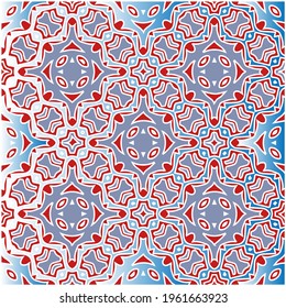 Geometric vector pattern with triangular elements. Seamless pattern with simple colors .Vector hand drawn doodle pattern.
