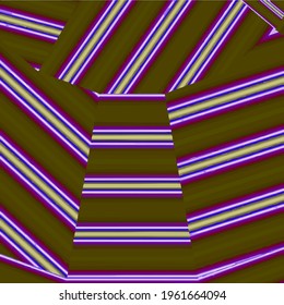 : Geometric vector pattern with triangular elements. pattern with simple colors .