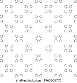  Geometric vector pattern with triangular elements. Seamless abstract ornament for wallpapers and backgrounds. Black and white colors.
