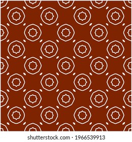 Geometric vector pattern with triangular elements. Seamless abstract ornament for wallpapers and backgrounds. red and white colors.