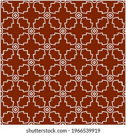 Geometric vector pattern with triangular elements. Seamless abstract ornament for wallpapers and backgrounds. red and white colors.