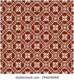 
Geometric vector pattern with triangular elements. Seamless abstract ornament for wallpapers and backgrounds. red and white colors.