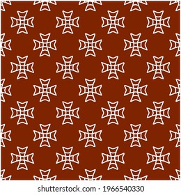 
Geometric vector pattern with triangular elements. Seamless abstract ornament for wallpapers and backgrounds. red and white colors.