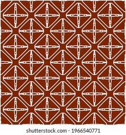 
Geometric vector pattern with triangular elements. Seamless abstract ornament for wallpapers and backgrounds. red and white colors.