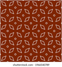 Geometric vector pattern with triangular elements. Seamless abstract ornament for wallpapers and backgrounds. red and white colors.
