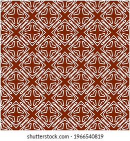 Geometric vector pattern with triangular elements. Seamless abstract ornament for wallpapers and backgrounds. red and white colors.
