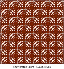 Geometric vector pattern with triangular elements. Seamless abstract ornament for wallpapers and backgrounds. red and white colors.