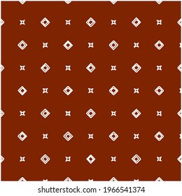 Geometric vector pattern with triangular elements. Seamless abstract ornament for wallpapers and backgrounds. red and white colors.
