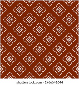 Geometric vector pattern with triangular elements. Seamless abstract ornament for wallpapers and backgrounds. red and white colors.
