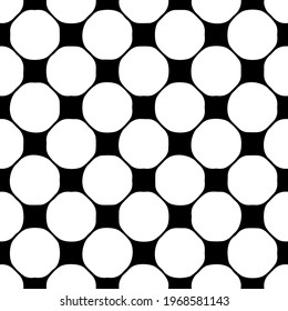 Geometric vector pattern with triangular elements. Seamless abstract ornament for wallpapers and backgrounds. Black and white colors.
