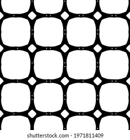  Geometric vector pattern with triangular elements. abstract ornament for wallpapers and backgrounds. Black and white colors.