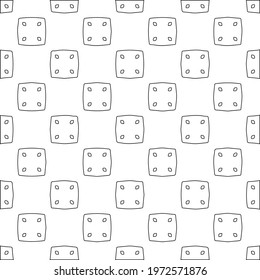  Geometric vector pattern with triangular elements. abstract ornament for wallpapers and backgrounds. Black and white colors.