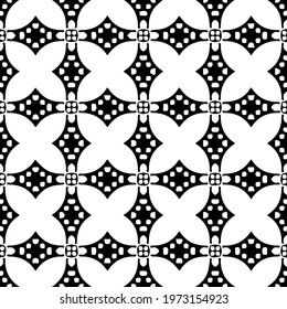  Geometric vector pattern with triangular elements. abstract ornament for wallpapers and backgrounds. Black and white colors.