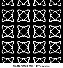  Geometric vector pattern with triangular elements. abstract ornament for wallpapers and backgrounds. Black and white colors.